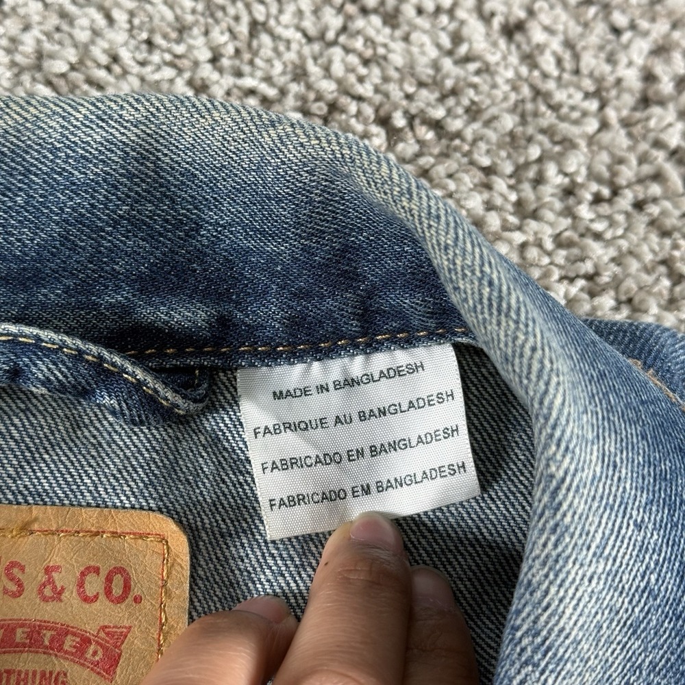 Vintage Levis Jacket Men XL 72334 Boxy Fit Trucker Type III 90s Acid Wash Grunge - Picture 7 of 15